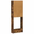 vidaXL Toaletná skriňa BREDA Dymový dub 66 x 25,5 x 190 cm