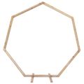vidaXL Svadobný oblúk Svetlohnedá 221 x 92 x 216 cm Borovicový masív