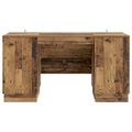 vidaXL Stôl Staré drevo 142,5 x 50 x 75 cm Kompozitné drevo