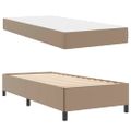 vidaXL Rám postele s matracmi Kapučínová 90 x 200 cm látka