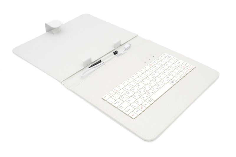 AIREN AiTab Leather Case 3 with USB Keyboard 9,7'' WHITE (CZ/ SK/DE/UK/US.. layout)