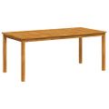 vidaXL Záhradný jedálenský stôl 180x90x75 cm, akáciový masív