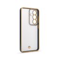 Hodvábne zlaté puzdro pre Oppo Reno 13F 5G (Global) / 13FS 5G modrá