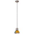 vidaXL Industriálna okrúhla závesná lampa 25 W farebná 17 cm E27