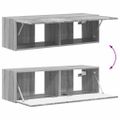vidaXL TV nástenná skriňa Nástenný Sivý Sonoma 98 x 31 x 29,5 cm
