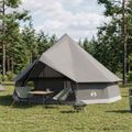 vidaXL Tipi stan 10-miestny Hnedá Šedá Polyester a oceľ