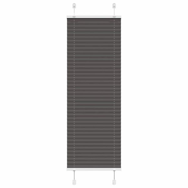 vidaXL plisovaná roleta čierna 50x100 cm Šírka látky 49,4 cm
