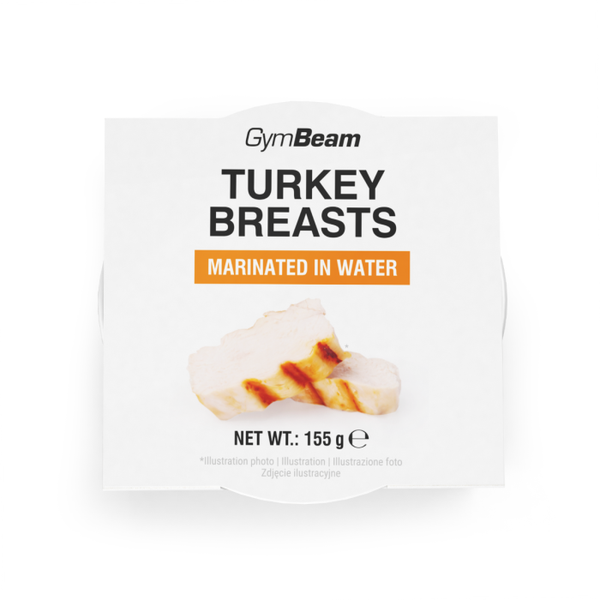 Morčacie prsia marinované vo vode - GymBeam, 155 g