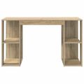 vidaXL Stôl Sonoma dub Kompozitné drevo 130 x 50.5 x 75 cm