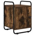 vidaXL Nočný stolík Dymový dub 35 x 36,5 x 50 cm Kompozitné drevo