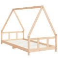 vidaXL Rám detskej postele 90x200 cm masívna borovica