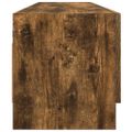 vidaXL Šatník dymový dub 100x32,5x35 cm spracované drevo