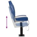vidaXL Nastaviteľné podstavce na sedadlo do člna 2ks otočné o 360°