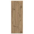 vidaXL Nástenná skrinka 33 x 34,5 x 90 cm Kompozitné drevo Dub artisan