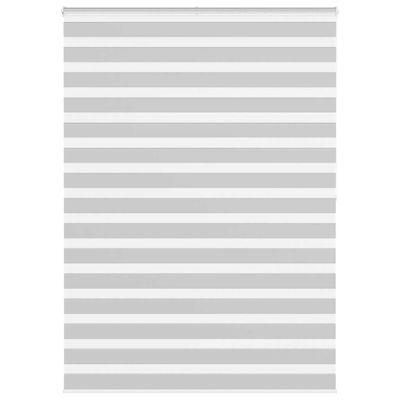 vidaXL Zebra roleta svetlosivá 165x200cm šírka látky 160,9cm polyester