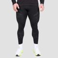 Seamless legíny Static Black - GymBeam, veľkosť L, 72% polyester, 23% nylon 5% elastane