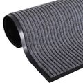 vidaXL Rohož pred dvere, sivá 90 x 60 cm, PVC