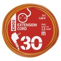 Predlžovací kábel EMOS P01130 spojka 30m / 1 zásuvka / oranžový / PVC / 230 V / 1,5 mm2