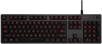Logitech klávesnica G413, USB, červené osvetlenie, US, carbon