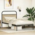 vidaXL Posteľný rám bez matraca 90x200 cm dub sonoma kompozitné drevo