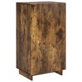 vidaXL Skriňa na topánky 48 x 38 x 87,5 cm Kompozitné drevo Dymový dub