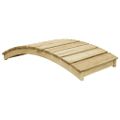 vidaXL Záhradný most 170x74 cm impregnované borovicové drevo