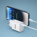 Sieťová nabíjačka BWOO CDA159 PD 20W 1x USB-C port + Lightning biela