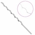 vidaXL Podpora rastlín 20 ks Strieborná 150 x 0,6 x 0,6 cm Oceľ