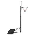 vidaXL Basketbalový stojan priehľadný 256-361 cm polykarbonát