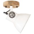 vidaXL Industriálne nástenné / stropné lampy 2 ks biele 20x25 cm E27