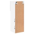 vidaXL TV skrinky s LED svetlami 2 ks biele 30,5x30x90 cm