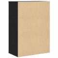 vidaXL Servírovacia skriňa Čierny dub 60 x 31 x 84 cm Kompozitné drevo