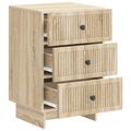 vidaXL Nočný stolík Dub sonoma 43 x 41 x 66,5 cm Kompozitné drevo