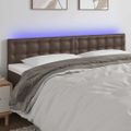 VidaXL Čelo postele hnedé 160x5x78/88 cm umelá koža