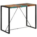 vidaXL Barový stôl 140x70x110 cm masívne recyklované drevo