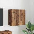 vidaXL TV nástenná skriňa 59,5 x 31 x 60 cm Staré drevo