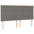 vidaXL Posteľ boxsping s matracom a LED tmavosivá 160x200 cm látka