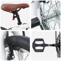 vidaXL BMX Bicykel 20 Palcov pre nad 9 rokov Biela