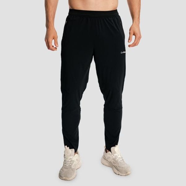 Pánske bežecké nohavice Pulse X Black - GymBeam, veľkosť XXL