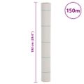 vidaXL Membrána proti burine biela 1x150 m PP