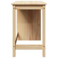 vidaXL Stôl Hnedá 112 x 50 x 75 cm Masívne borovicové drevo