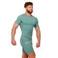 Kompresné tričko Mid Blue - GymBeam, veľkosť M