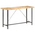 vidaXL Barový stôl 180x70x107 cm surové mangovníkové drevo