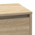 vidaXL Nočný stolík Sonoma dub 71 x 34,5 x 75 cm Kompozitné drevo
