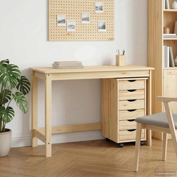 vidaXL Stolový a kolekčný set MOSS 2 pcs Hnedá