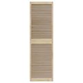 vidaXL Skříňové dvere s dverami 4 ks Prírodná 201 x 2,1 x 59,5 cm