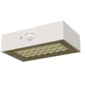 LED solárne svetlo EMOS ZG161S BRIXO s pohybovým čidlom, biely, neutrálna biela