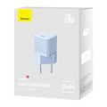 Mini nástenná nabíjačka Baseus GaN5 20 W (modrá)