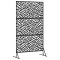 vidaXL Záves na zabezpečenie súkromia 100 x 50 x 180 cm Oceľ Čierna