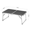 Skladací kempingový stôl NILS Camp NC3402 60x40x25 cm tmavo šedý